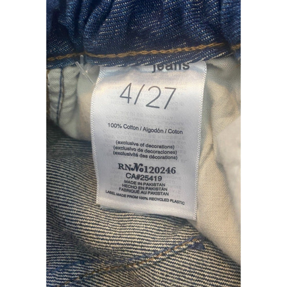 Kensie Jeans Vintage Luxe The High Rise Barrel Button Front Jean Size 4/27 NWT - Picture 9 of 10